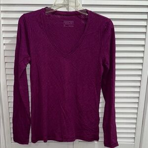 Patagonia Women's Deep Purple Long Sleeve Tee